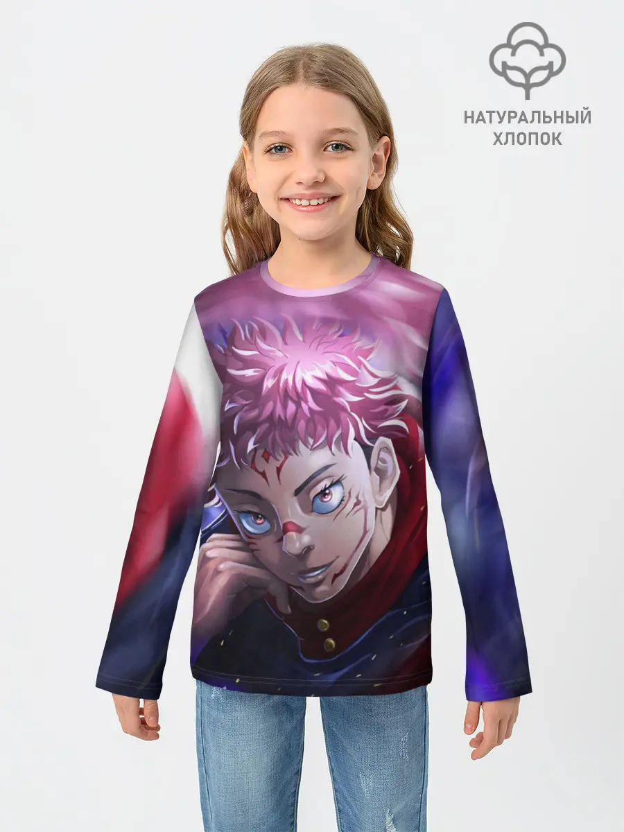 Детский лонгслив / JUJUTSU KAISEN | SUKUNA вихрь
