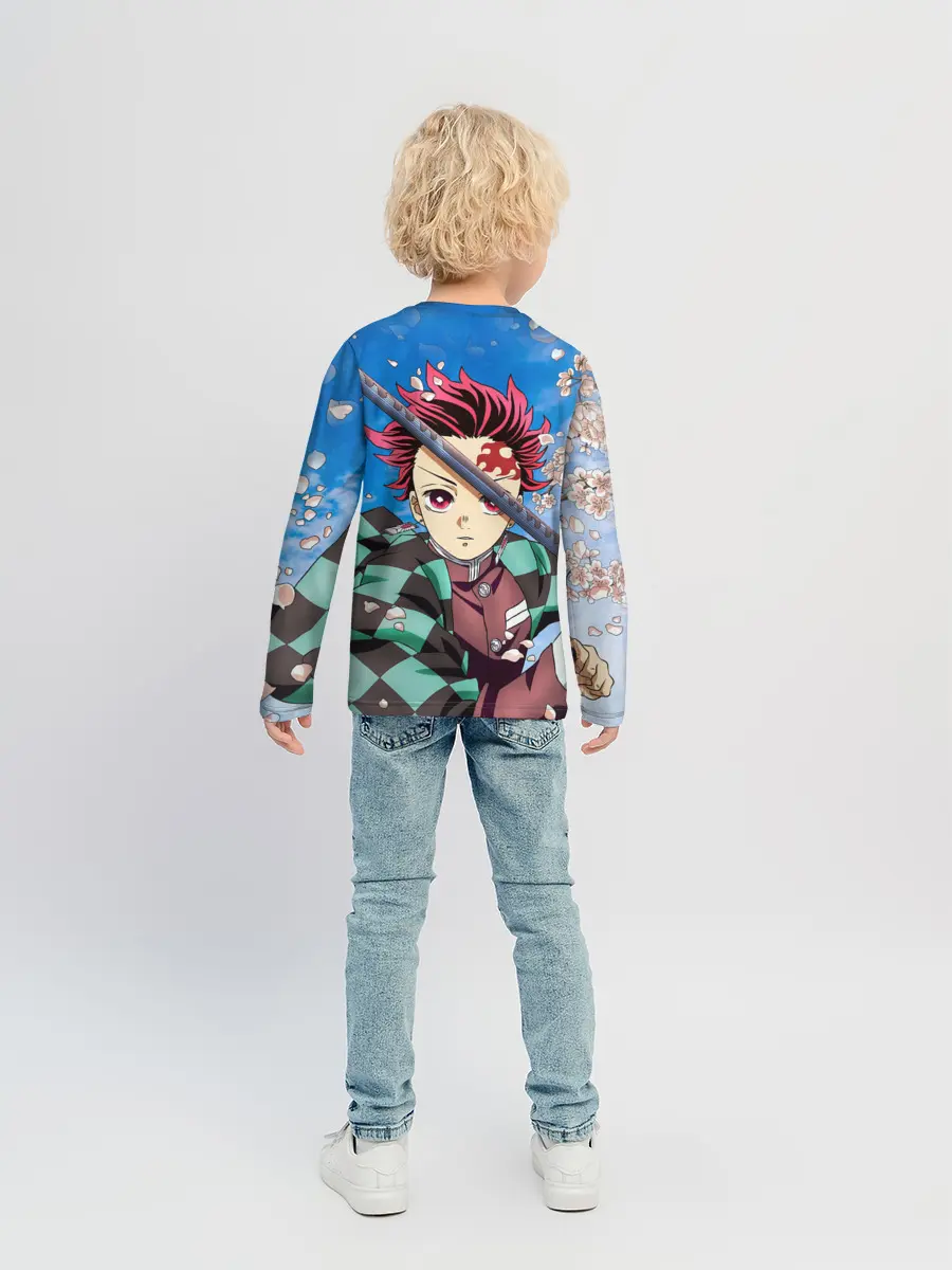 Детский лонгслив / КЛИНОК РАССЕКАЮЩИЙ ДЕМОНОВ