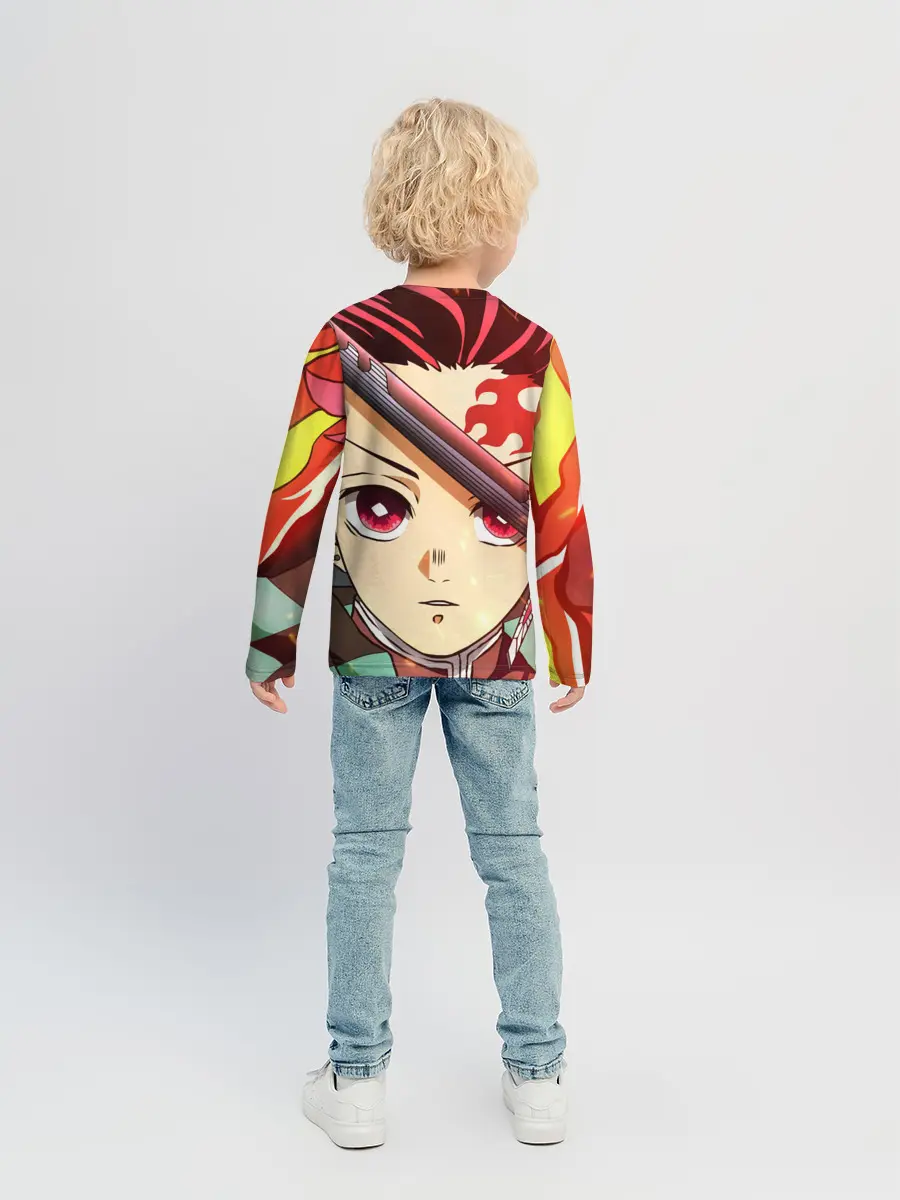 Детский лонгслив / КЛИНОК РАССЕКАЮЩИЙ ДЕМОНОВ