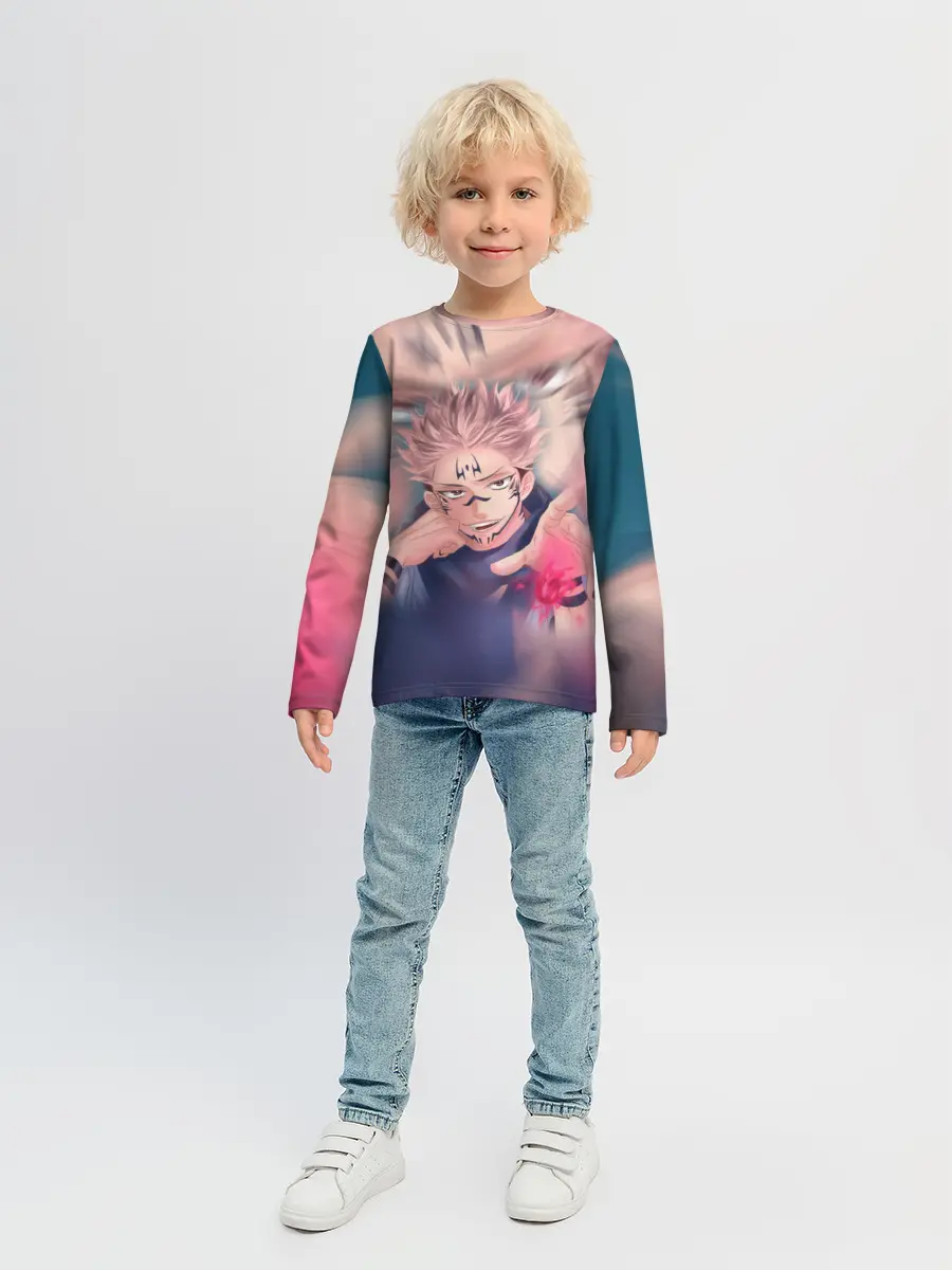 Детский лонгслив / МАГИЧЕСКАЯ БИТВА | SUKUNA