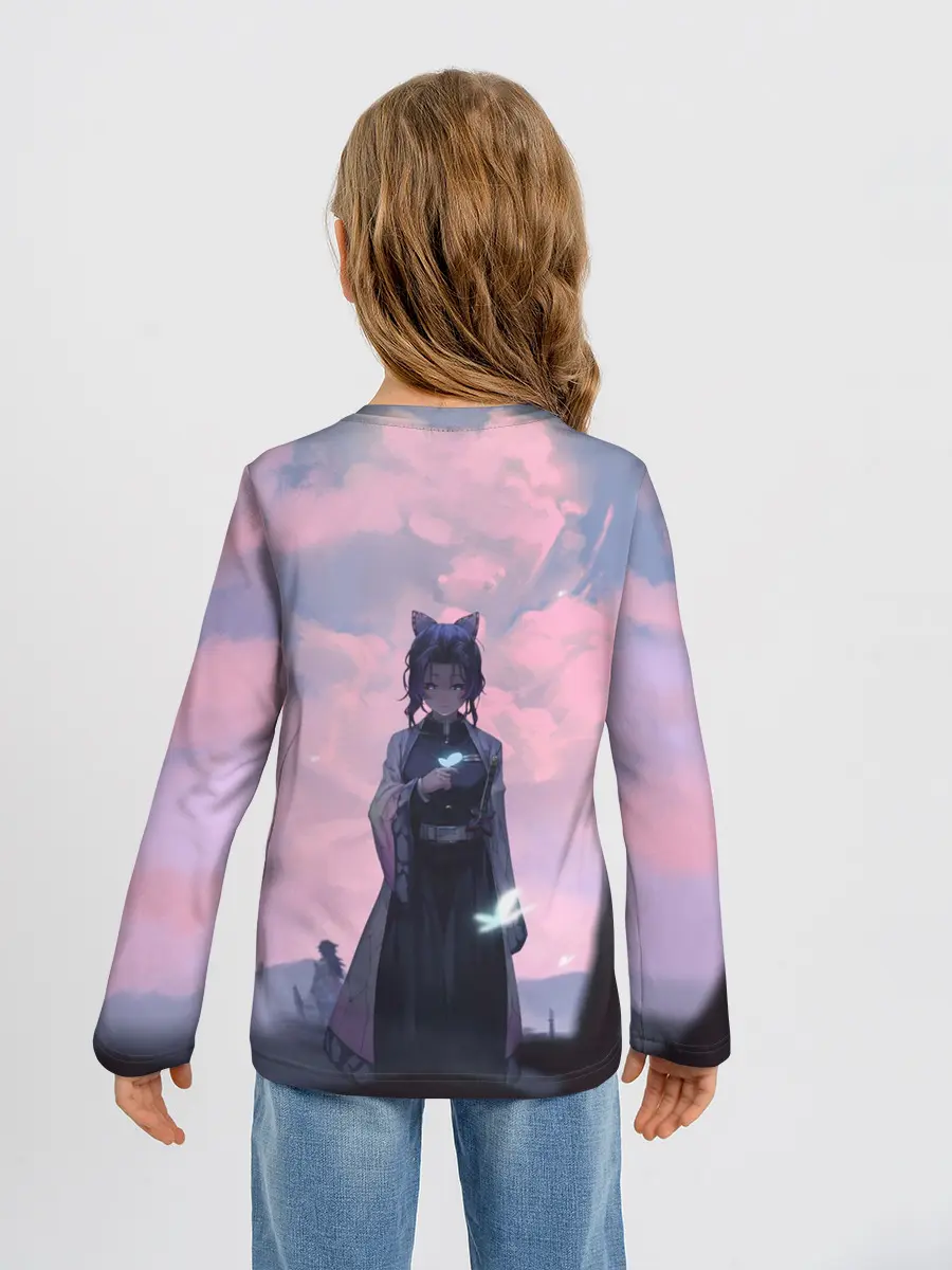 Детский лонгслив / КЛИНОК РАССЕКАЮЩИЙ ДЕМОНОВ