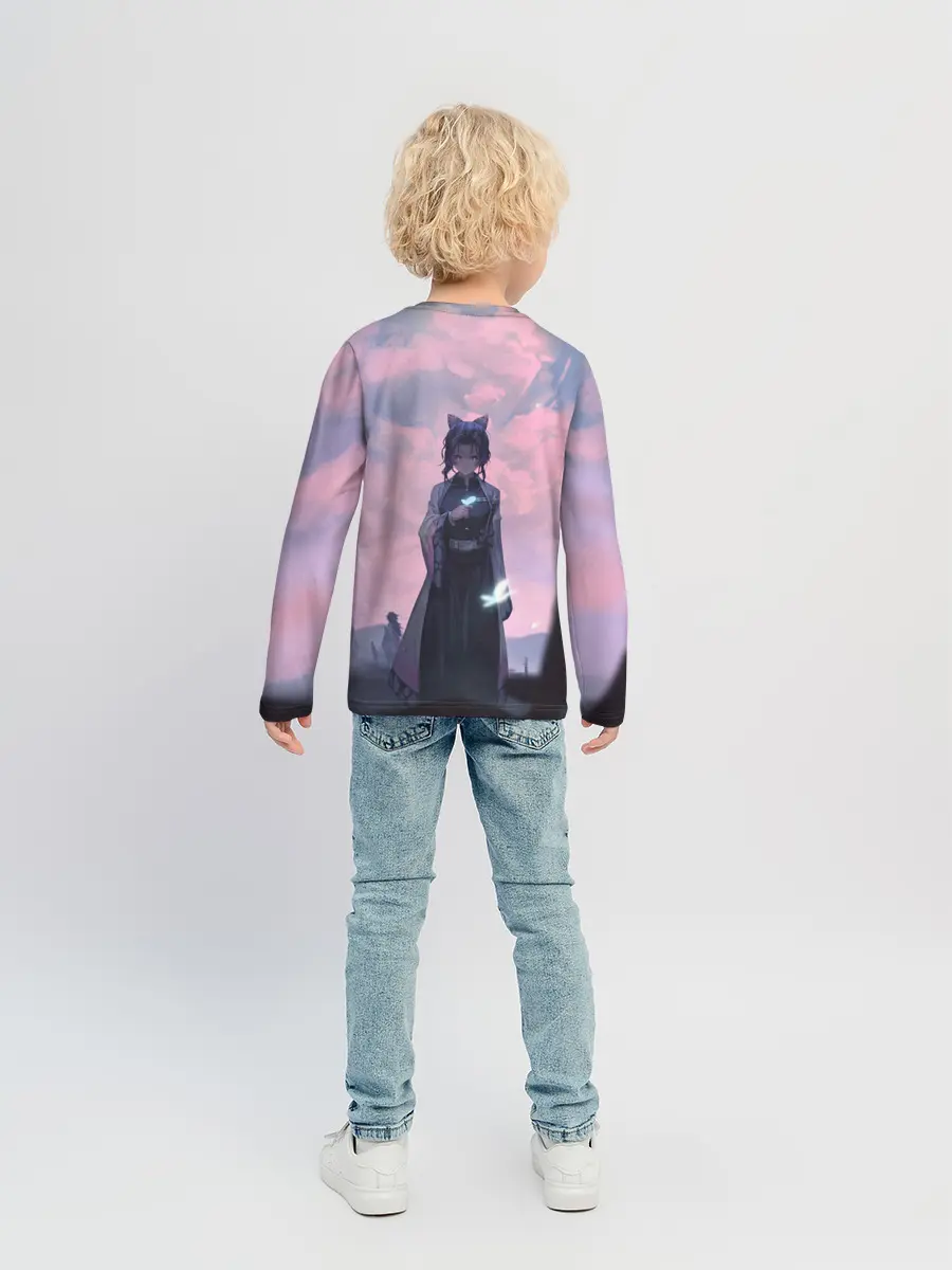 Детский лонгслив / КЛИНОК РАССЕКАЮЩИЙ ДЕМОНОВ