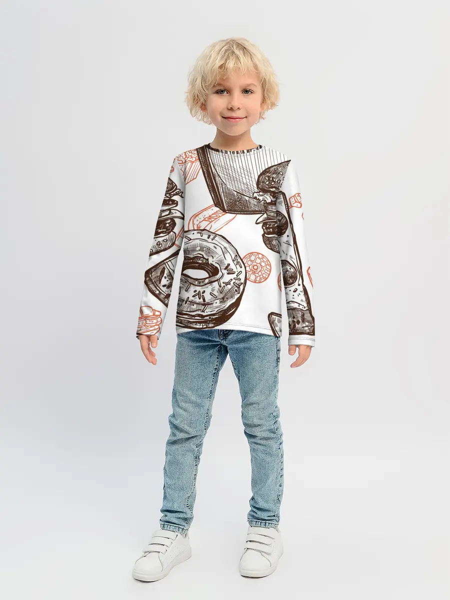 Детский лонгслив / Вкусности