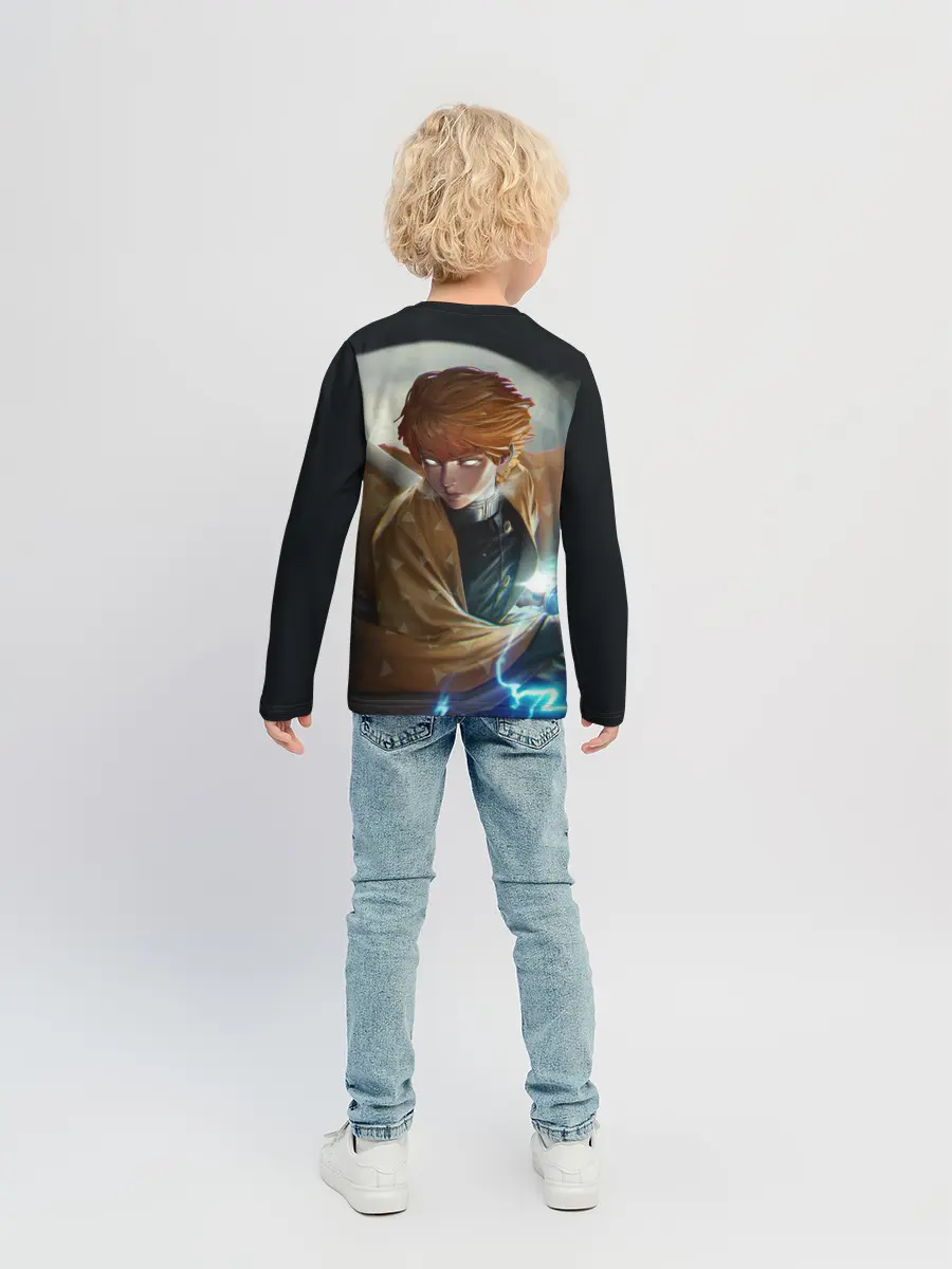 Детский лонгслив / КЛИНОК РАССЕКАЮЩИЙ ДЕМОНОВ