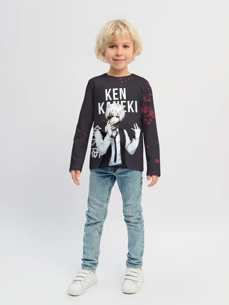 Детский лонгслив / Ken Kaneki | Tokyo Ghoul
