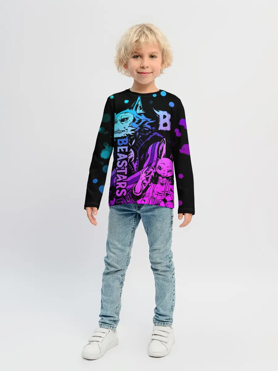 Детский лонгслив / BEASTARS, Легоши и Хару