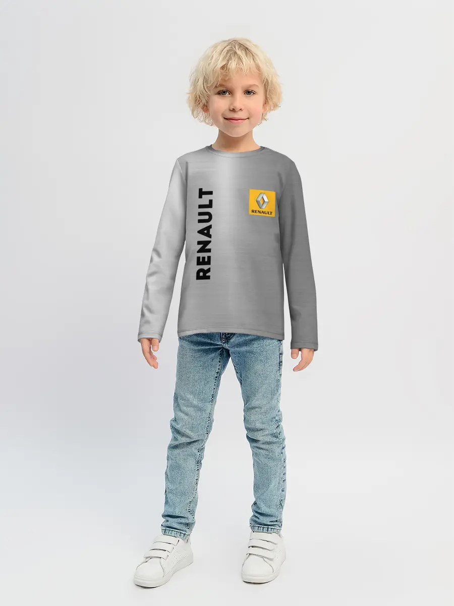 Детский лонгслив / Renault | Сталь