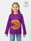 Детский лонгслив / Хочу питсы