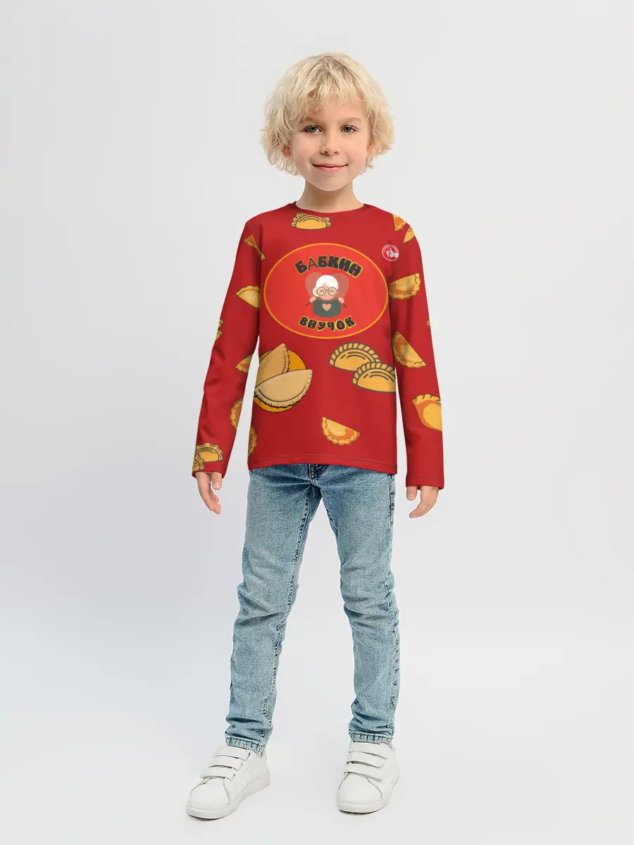 Детский лонгслив / Бабкин внучок