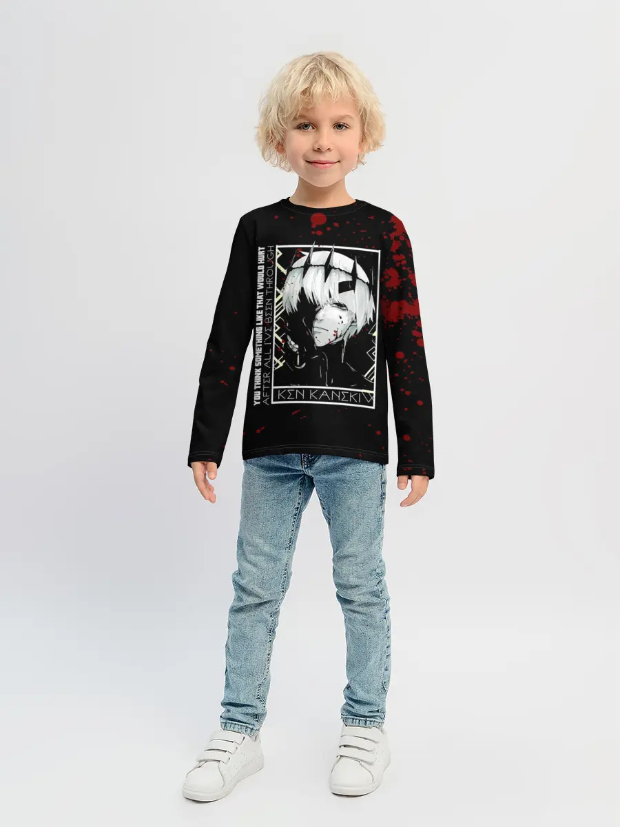 Детский лонгслив / YOU THINK SOMETHING LIKE THAT WOULD HURT