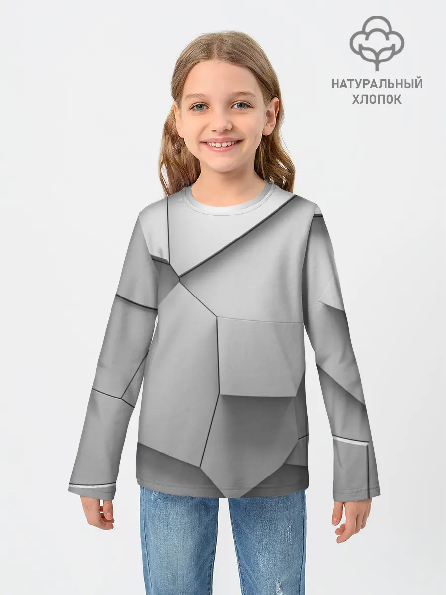 Детский лонгслив / Осколки плитки