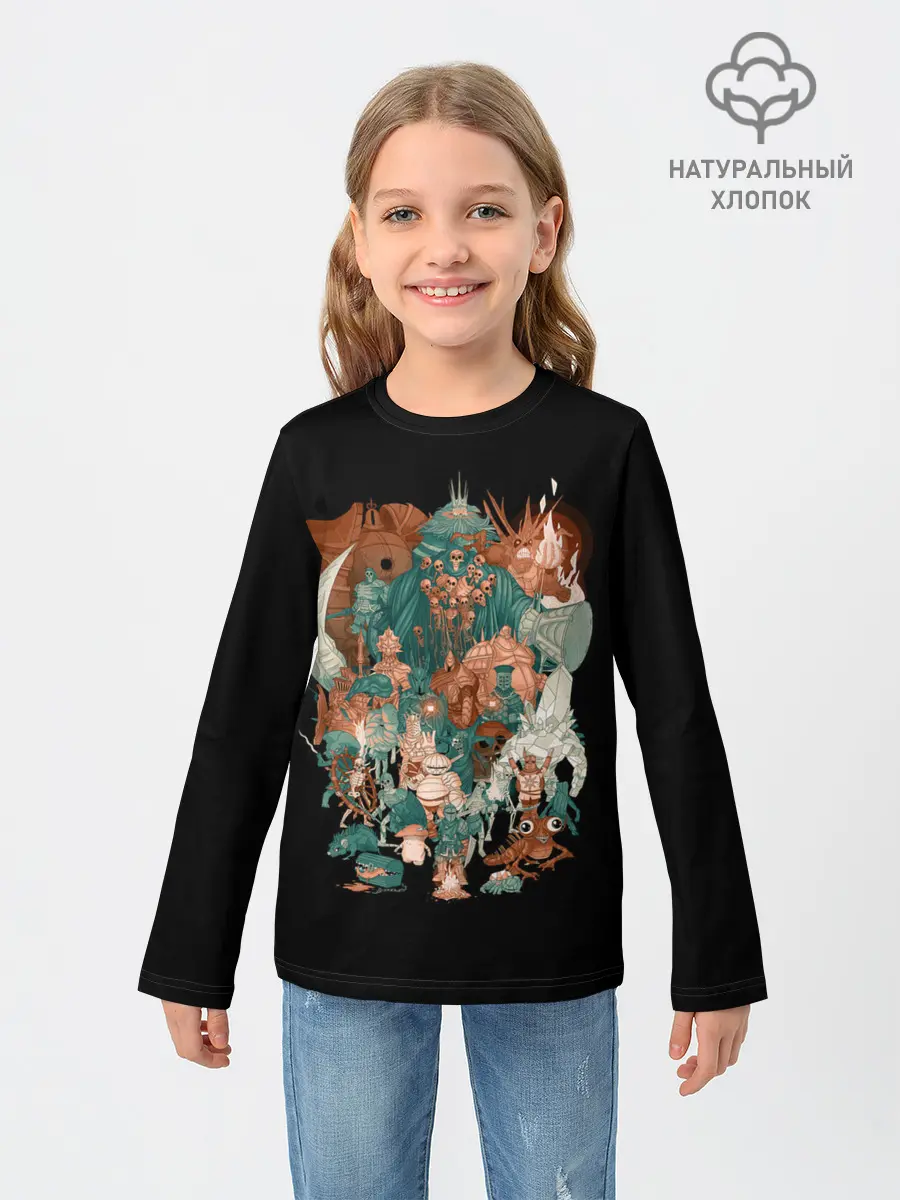 Детский лонгслив / Bosses of Dark souls