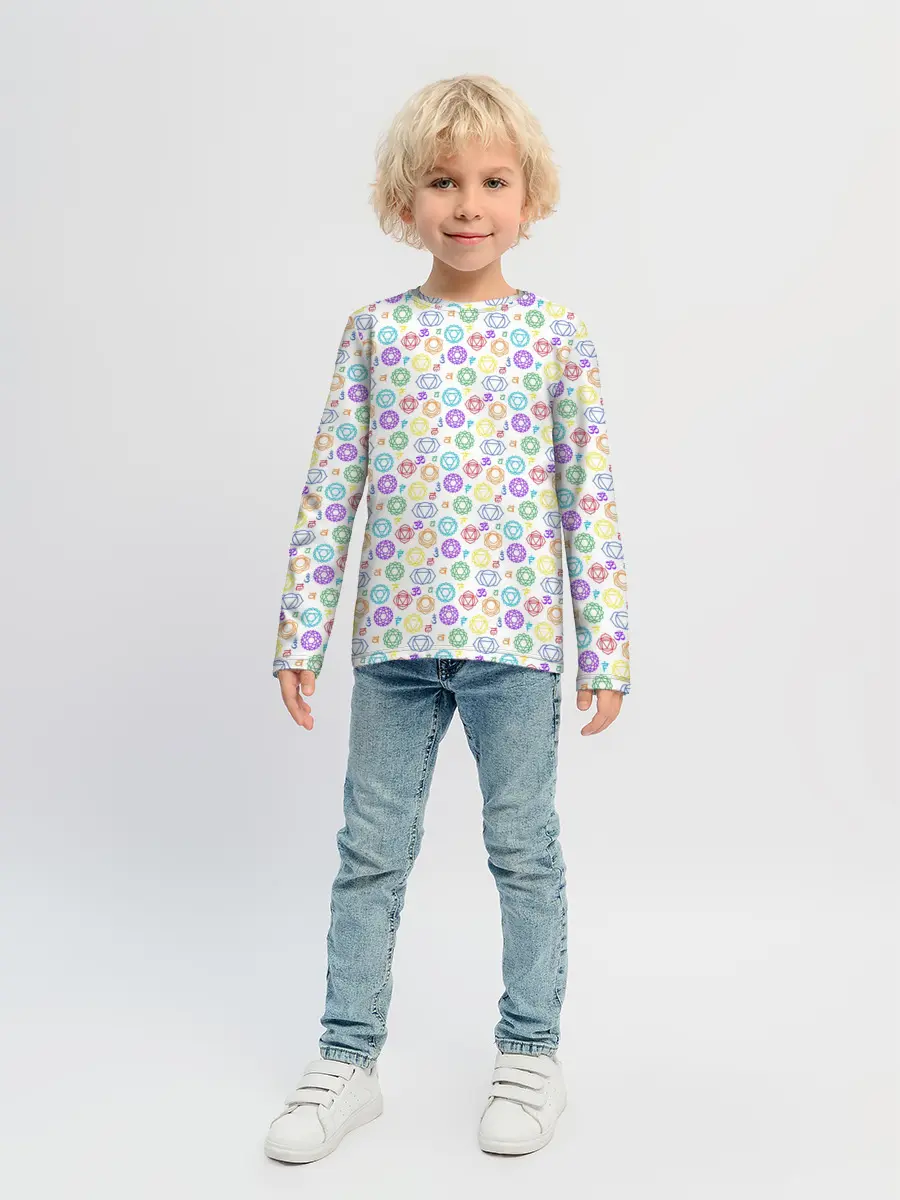 Детский лонгслив / Чакры