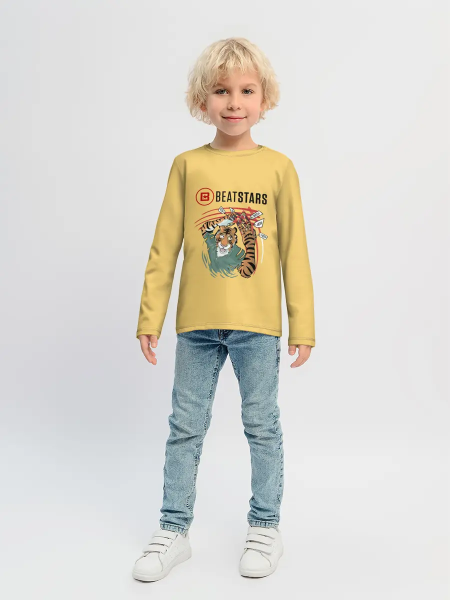 Детский лонгслив / Выдающиеся звери