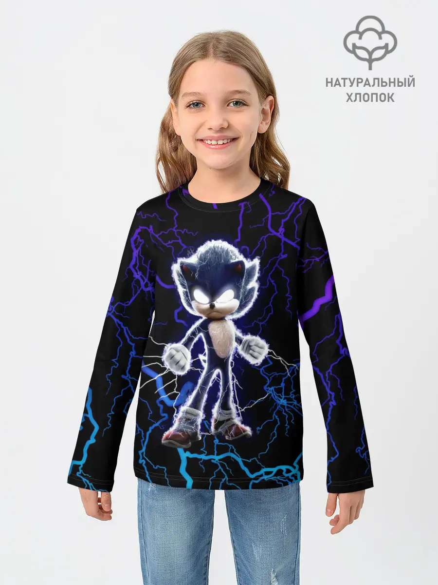 Детский лонгслив / SONIC