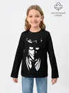 Детский лонгслив / Черно-белый Алукард