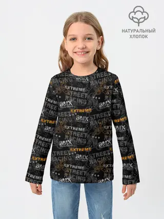 Детский лонгслив / Велоспорт
