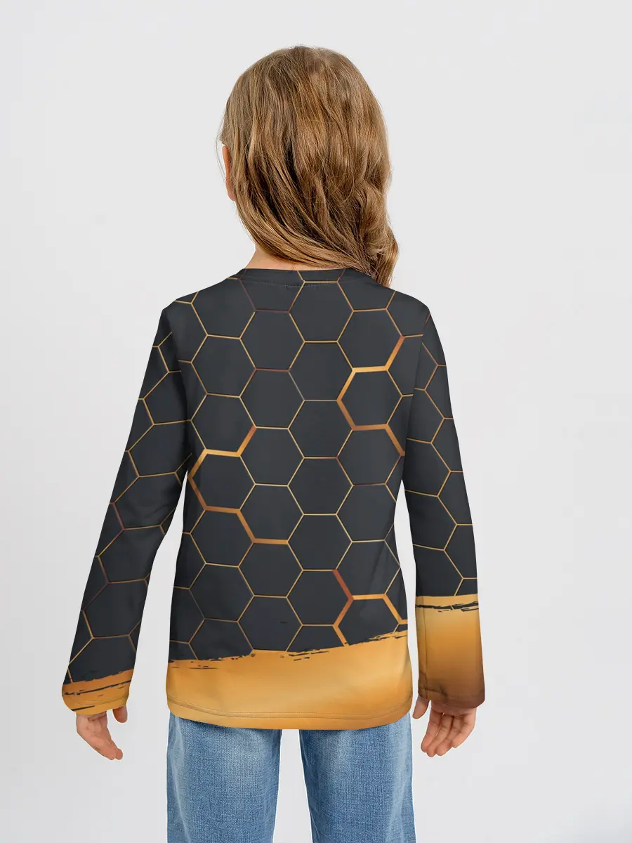 Детский лонгслив / So damn FINE | Neon Steel