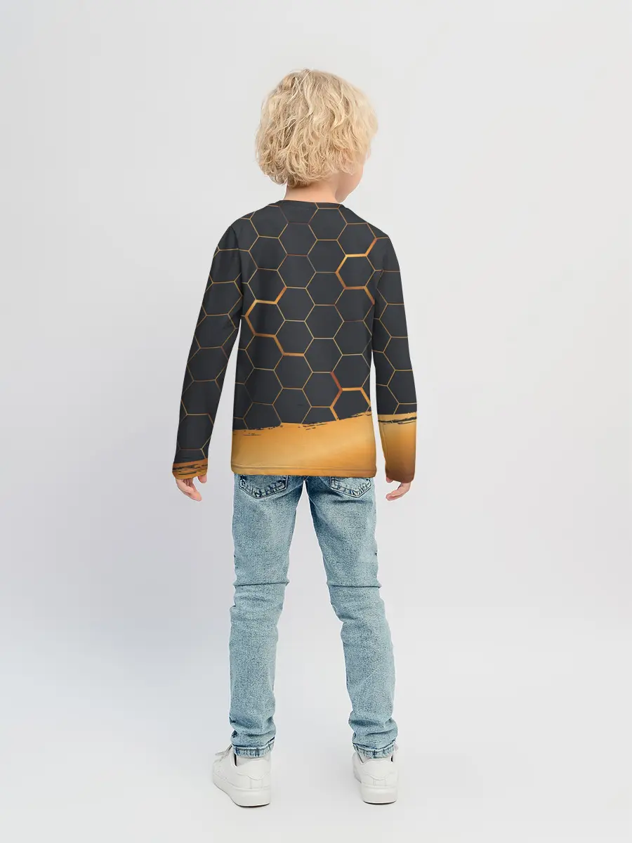 Детский лонгслив / So damn FINE | Neon Steel