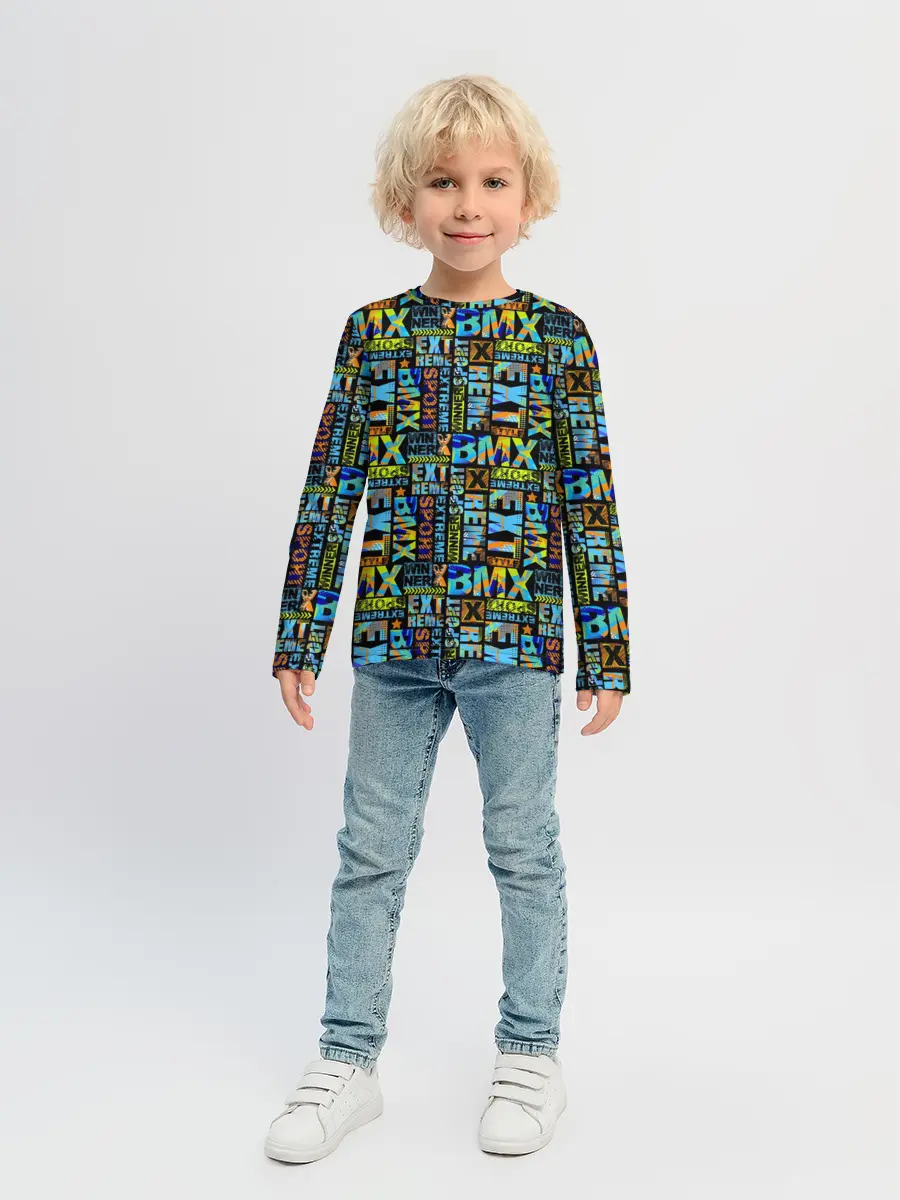 Детский лонгслив / BMX - Велоспорт