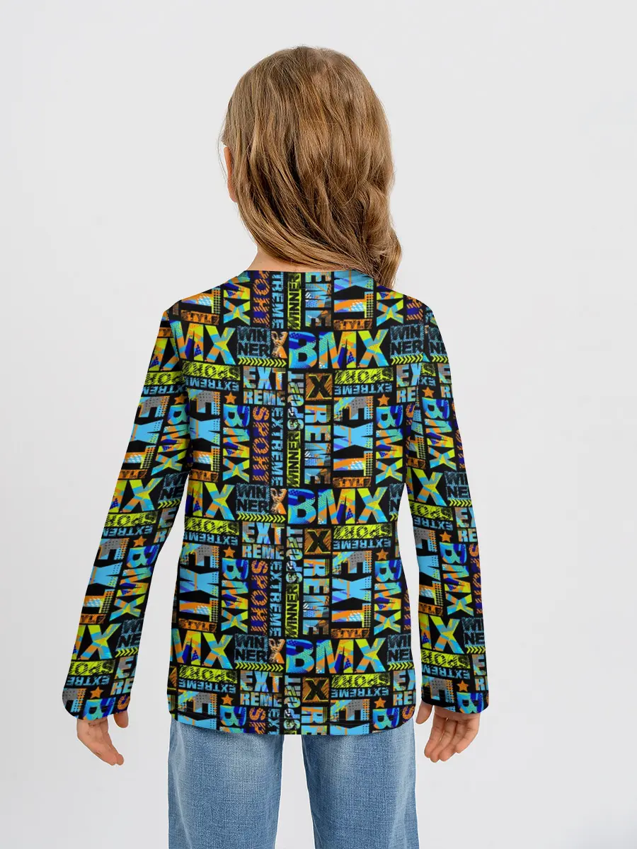Детский лонгслив / BMX - Велоспорт