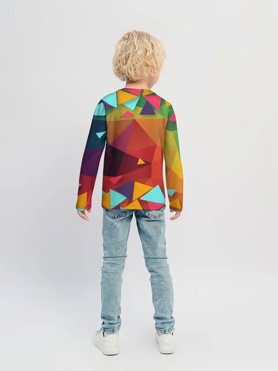 Детский лонгслив / Геометрическая Абстракция