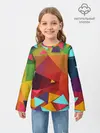 Детский лонгслив / Геометрическая Абстракция