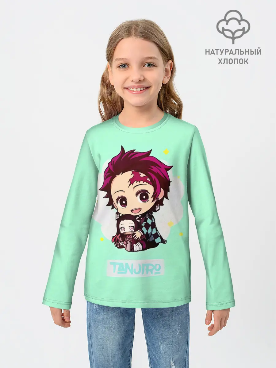 Детский лонгслив / Танджиро Клинок, рассекающий демонов