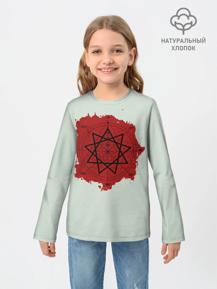 Детский лонгслив / Пентаграмма Slipknot