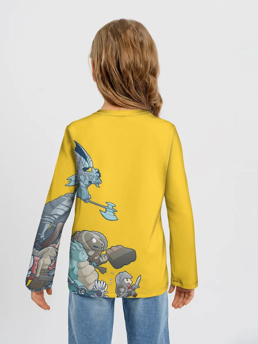 Детский лонгслив / RUN HERO RUN