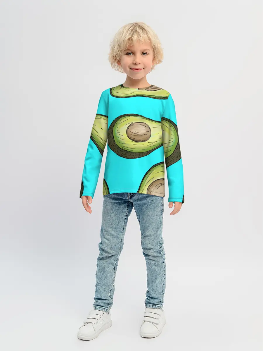 Детский лонгслив / Авакадо