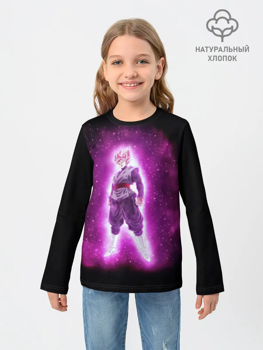 Детский лонгслив / Goku super saiyan