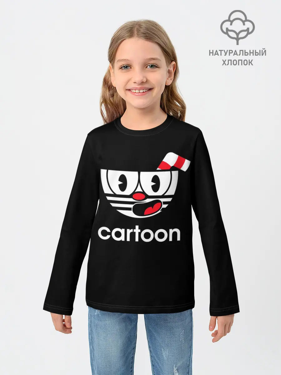 Детский лонгслив / CUPHEAD | КАПХЕД