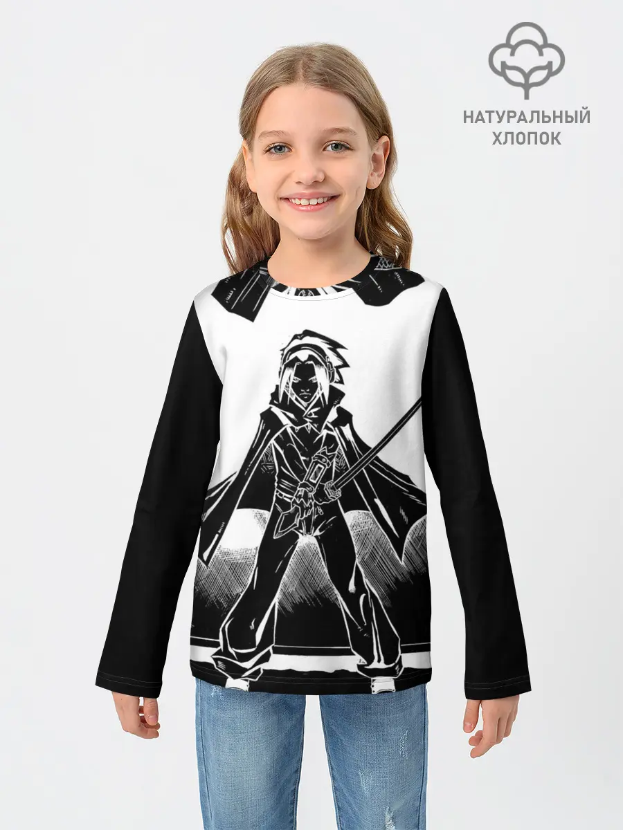 Детский лонгслив / Шаман Кинг