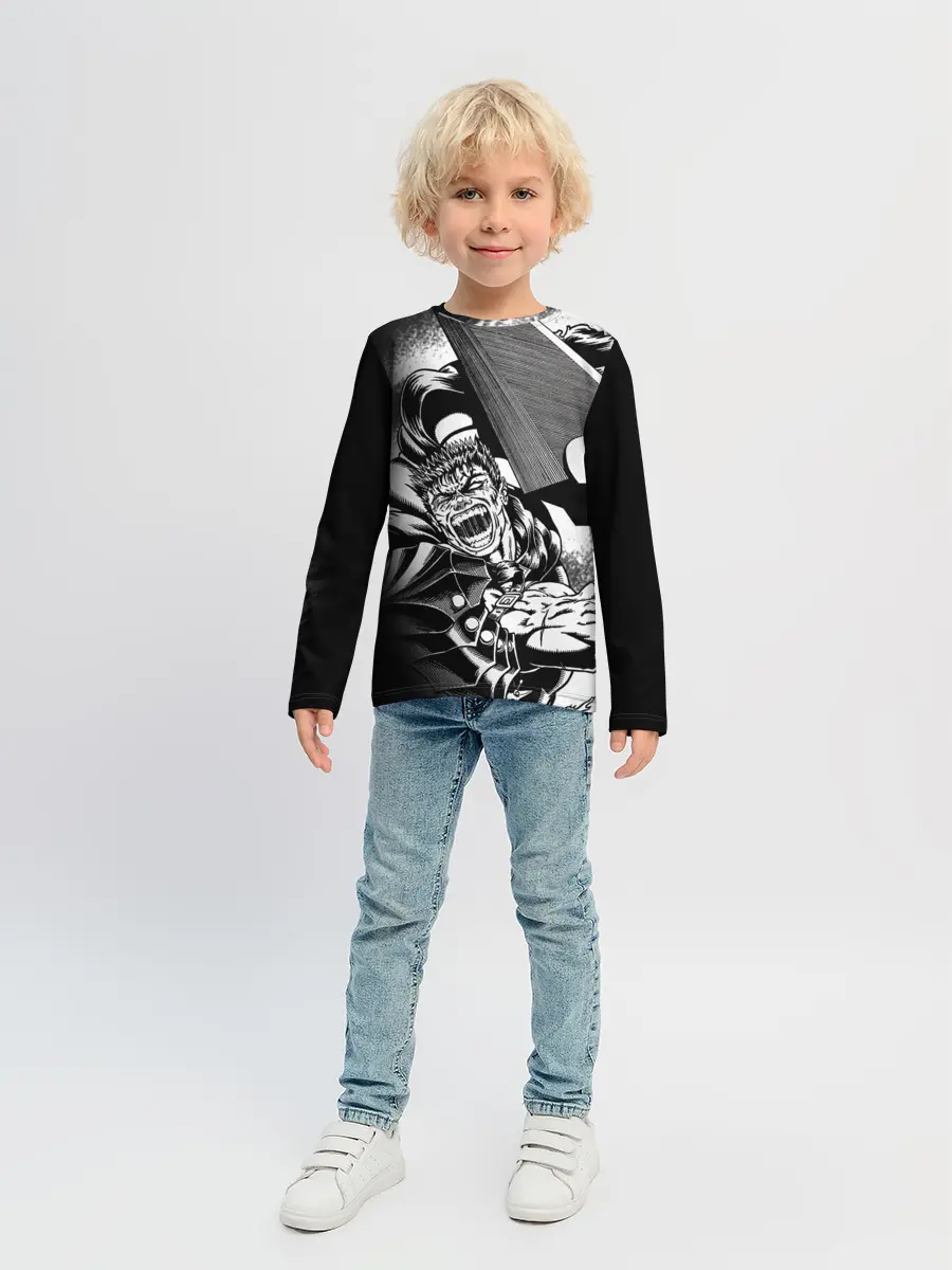 Детский лонгслив / Берсерк ярость