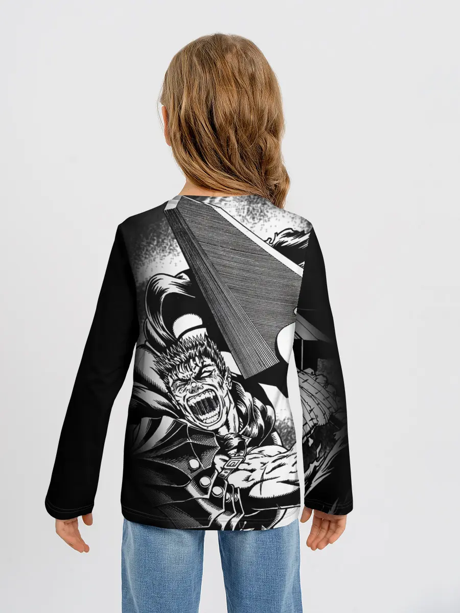 Детский лонгслив / Берсерк ярость