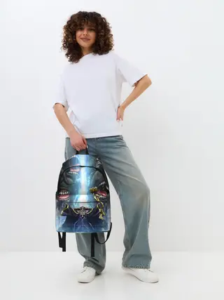 Рюкзак джинсовый / Оверлорд Пасти