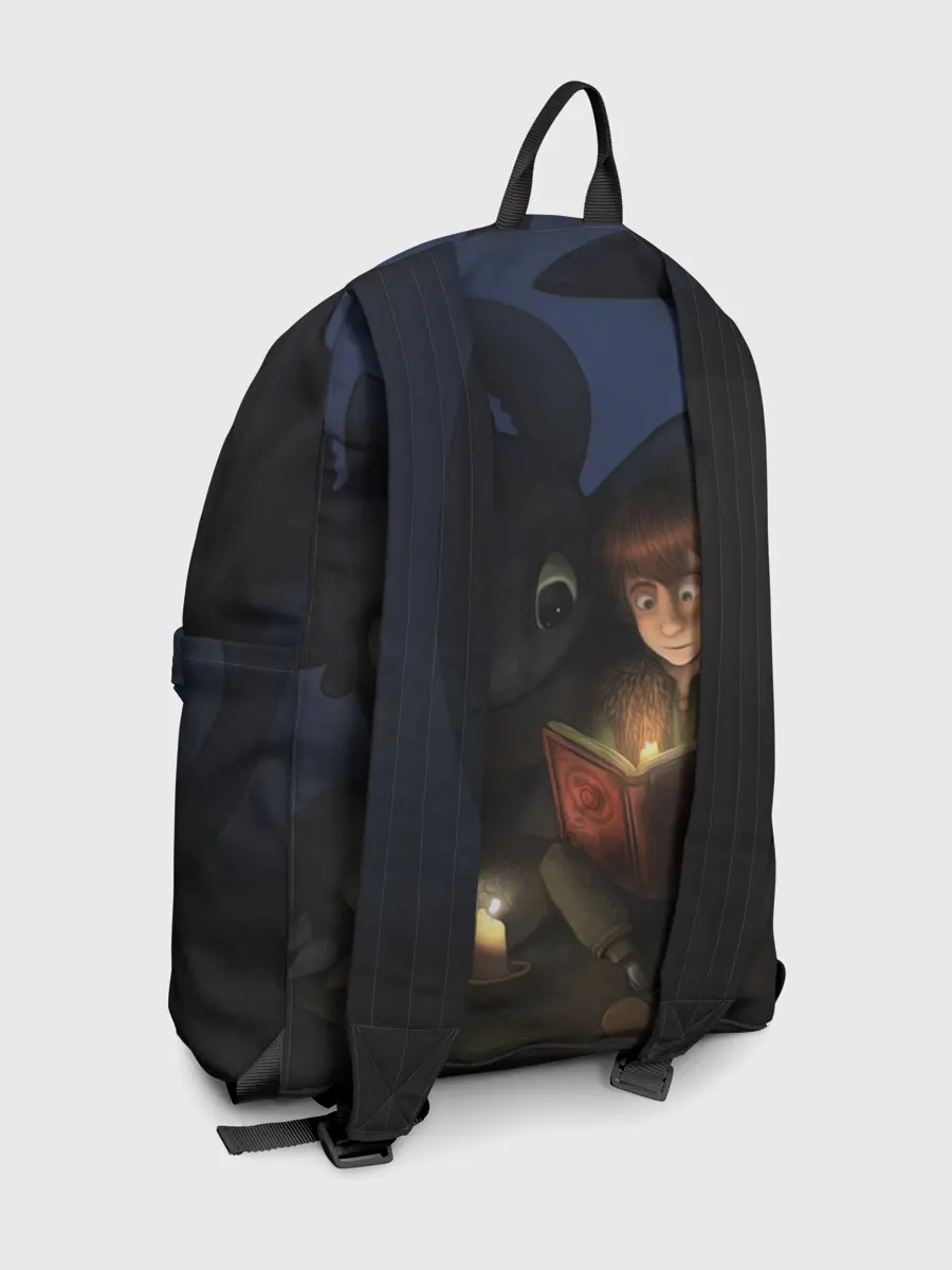 Рюкзак джинсовый / Как приручить дракона