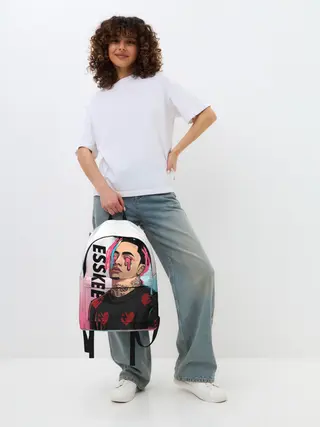 Рюкзак джинсовый / Lil Pump