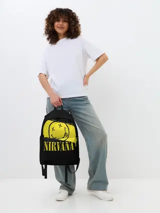 Рюкзак джинсовый / Nirvana