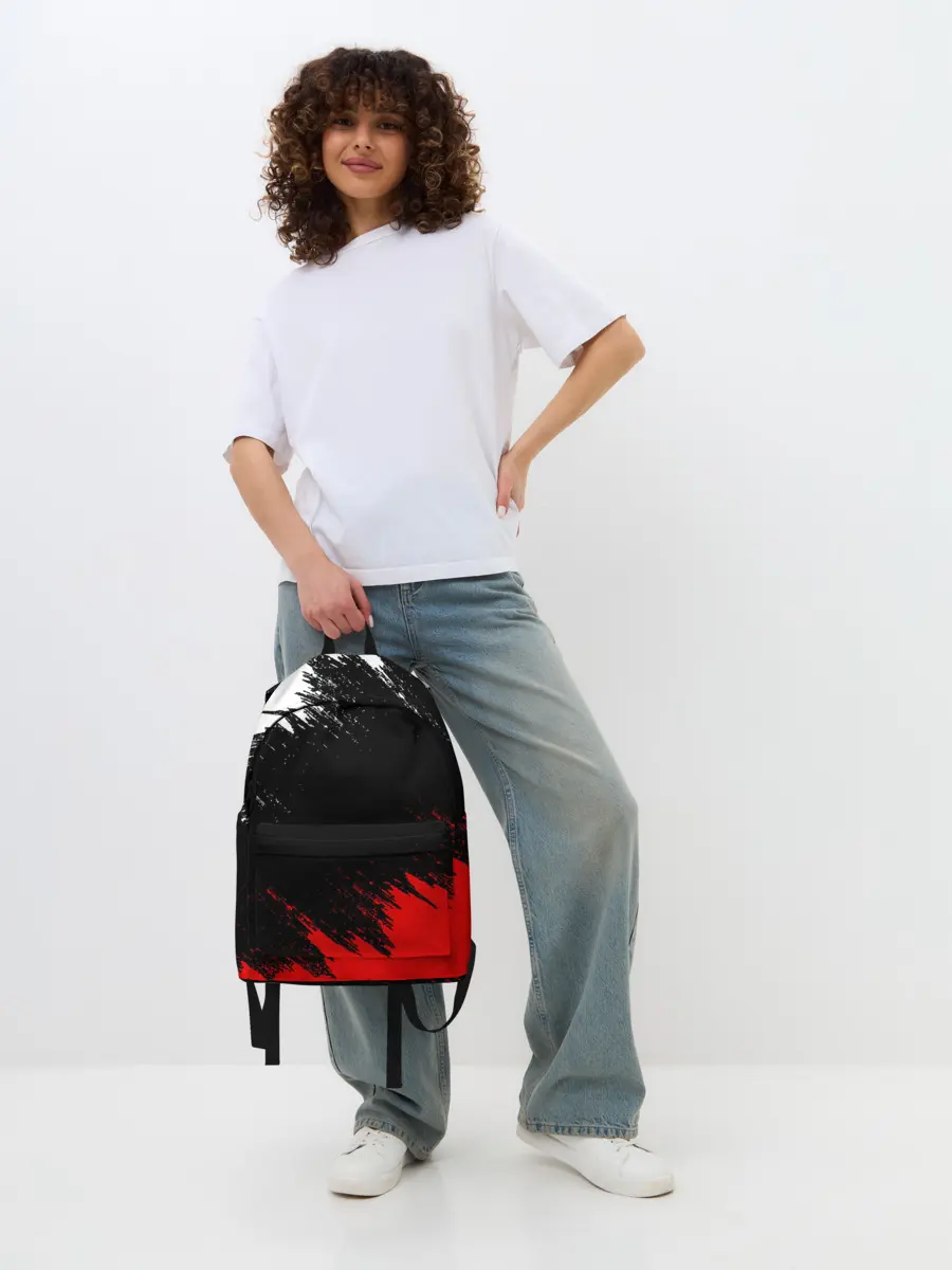 Рюкзак джинсовый / БРЫЗГИ КРАСОК