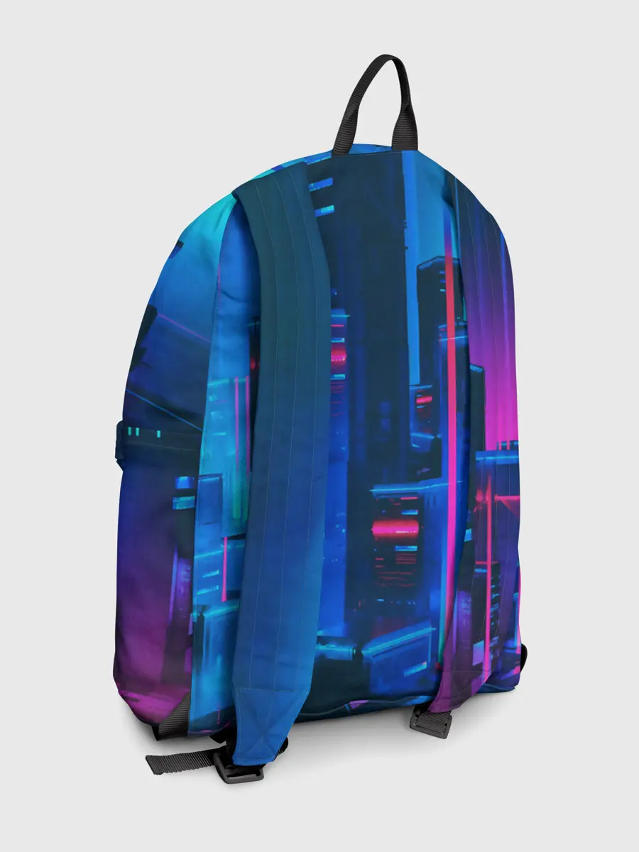 Рюкзак джинсовый / НОЧНОЙ ГОРОД