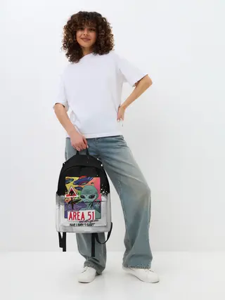 Рюкзак джинсовый / Штурм зоны 51