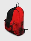 Рюкзак джинсовый / BLACK RED FIRE