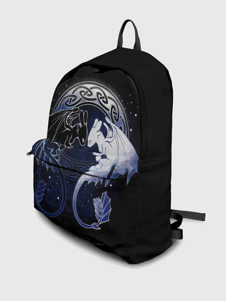 Рюкзак джинсовый / Как приручить дракона