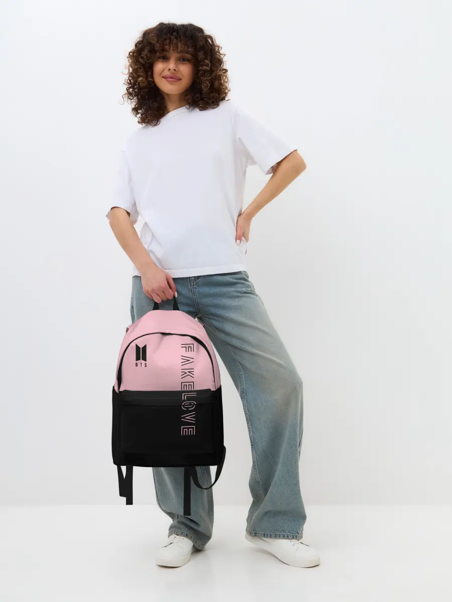 Рюкзак джинсовый / BTS Fake Love