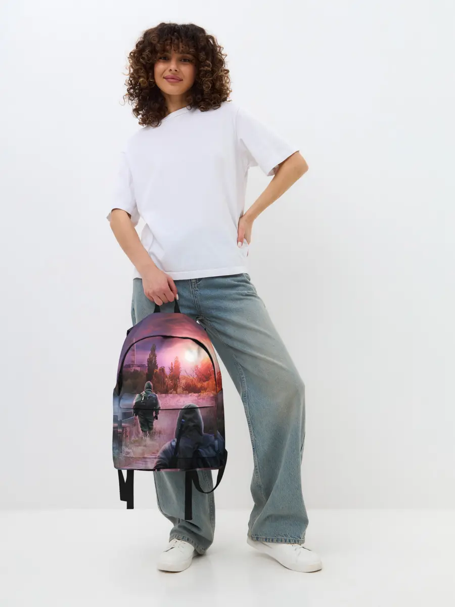 Рюкзак джинсовый / STALKER