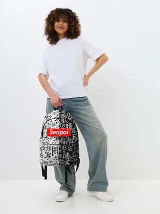 Рюкзак джинсовый / SENPAI