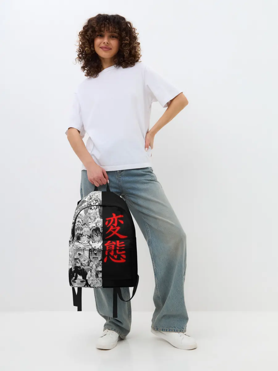 Рюкзак джинсовый / Японская анимация