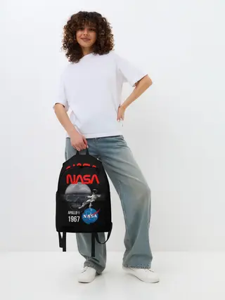 Рюкзак джинсовый / Nasa Apollo 1 1967